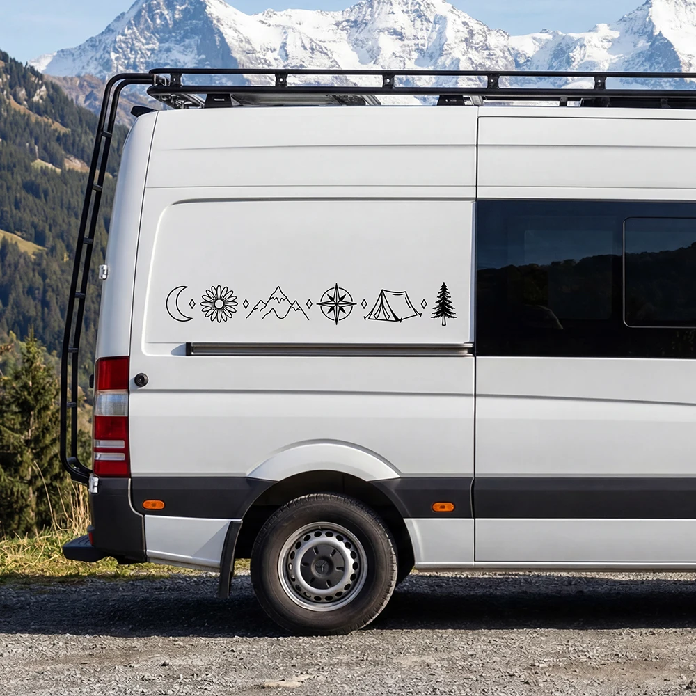 Autocollants de voiture de con - Outdoor Adventure Vans avis et prix