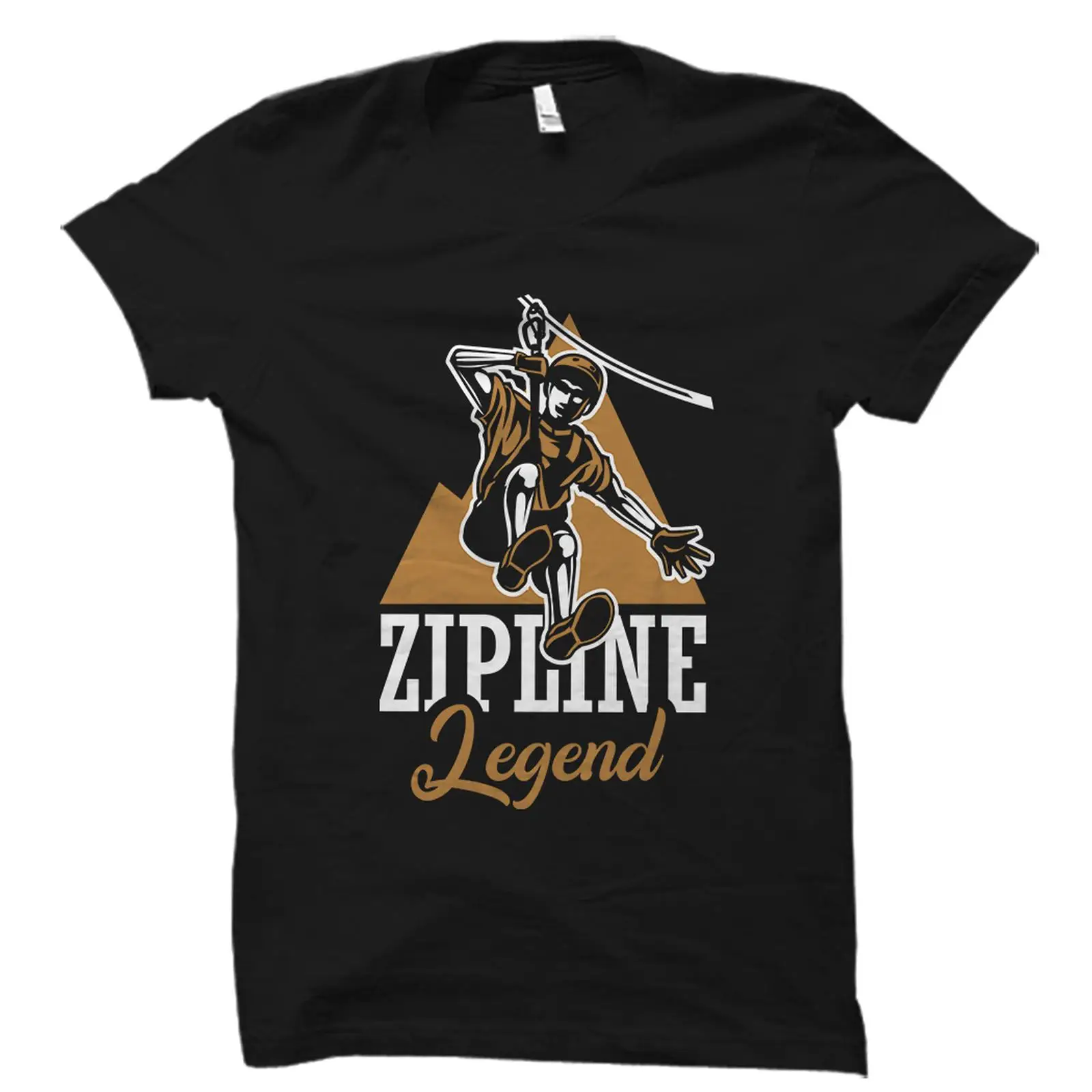 T-shirt Zipline Legend, drôle, - Outdoor Adventure Zipline avis et prix