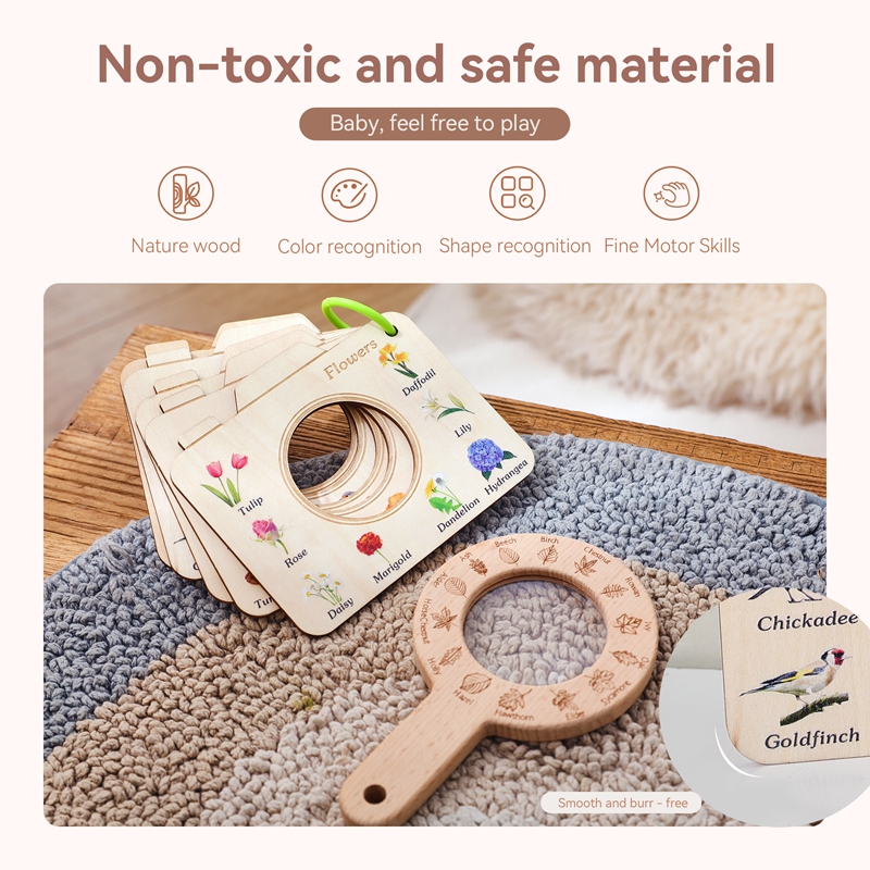 Loupe en bois Montessori pour  - Outdoor Adventure Learning avis et prix